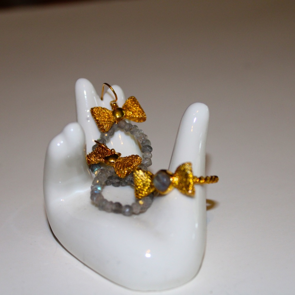 Sara Blaine Chloe Earrings and Ring Set